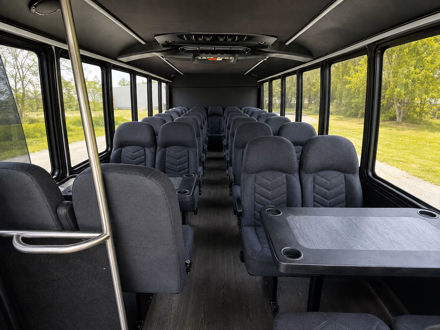 rancho cucamonga 20 passenger minibus interior