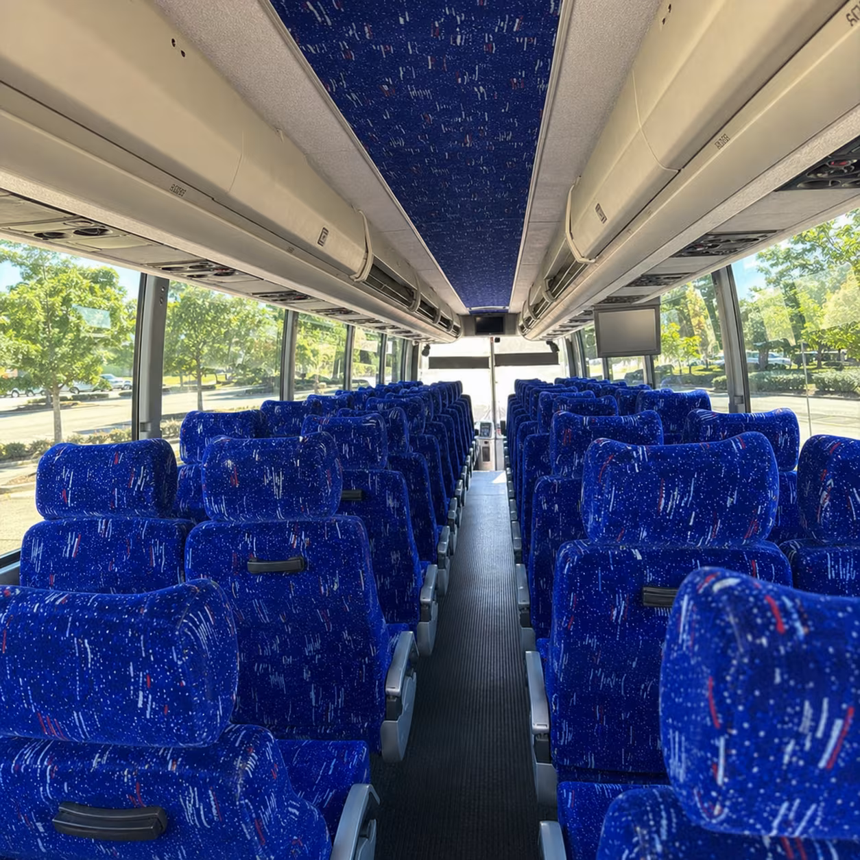 rancho cucamonga charter bus inside