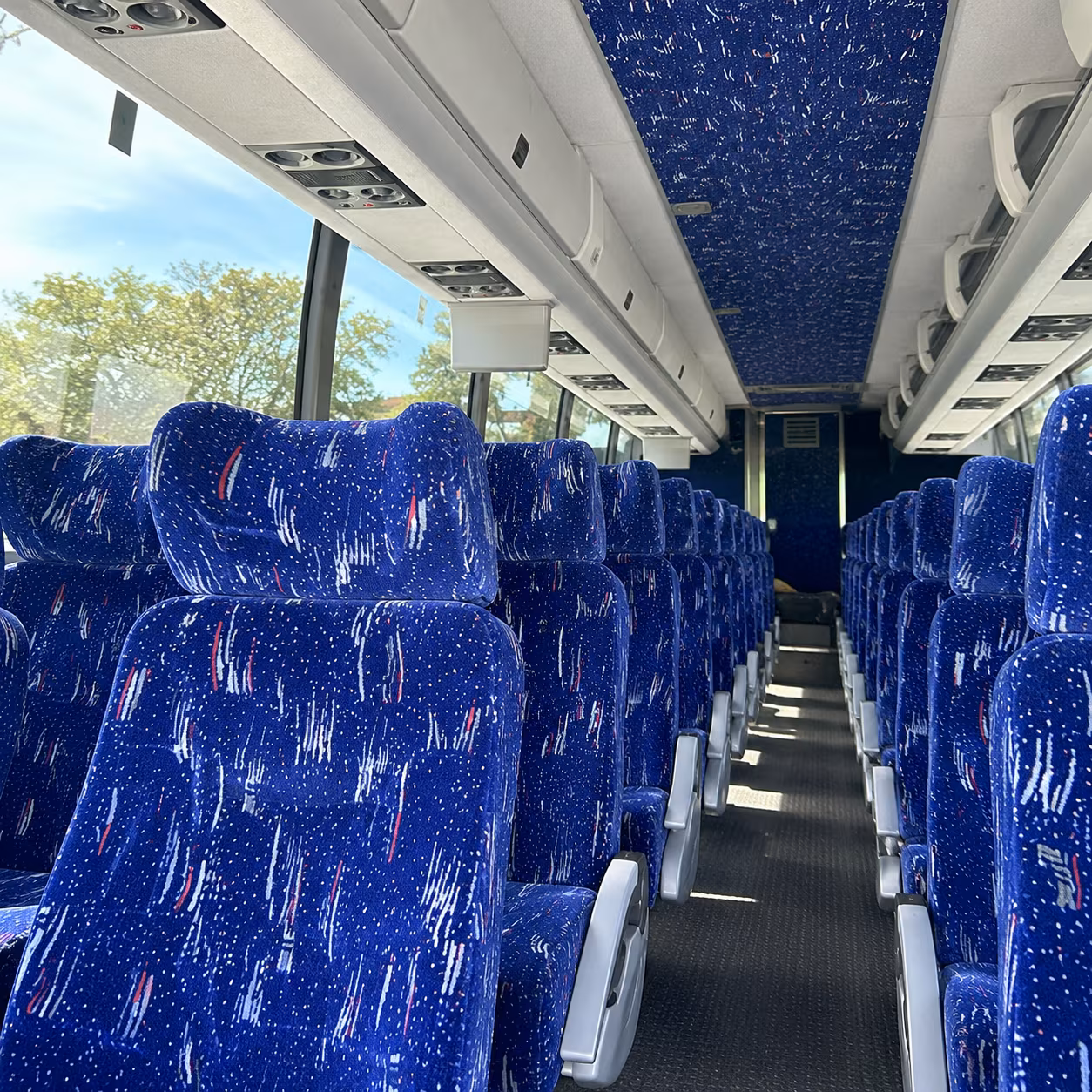 rancho cucamonga charter bus interior