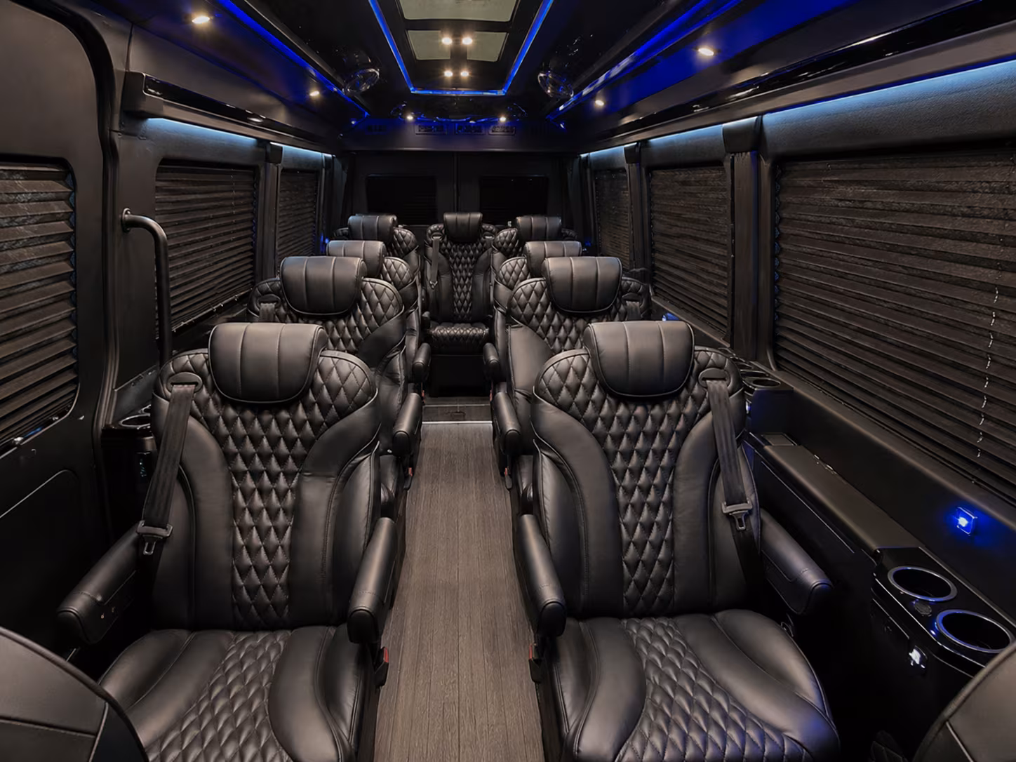 rancho cucamonga wedding transportation onboard seating
